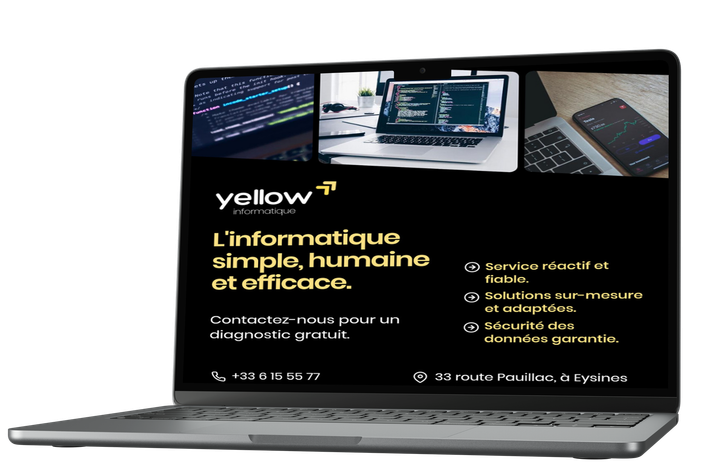 Un ordinateur portable ouvert qui donne sur un site internet