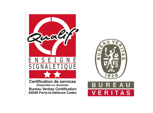 Logo certification Qualif Enseigne Signalétique