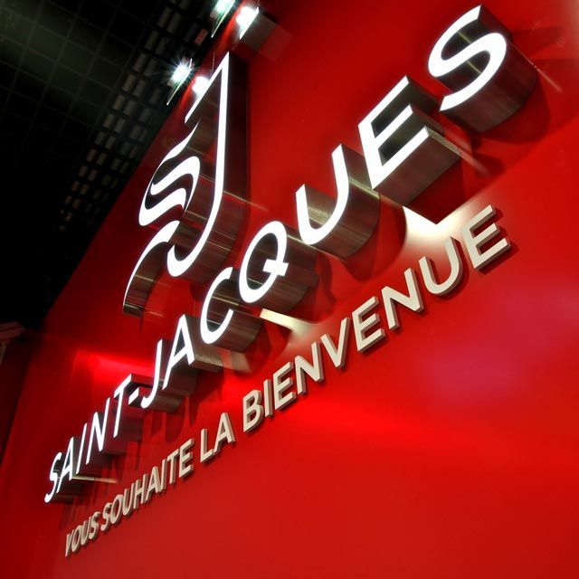 Enseigne lumineuse Saint-Jacques