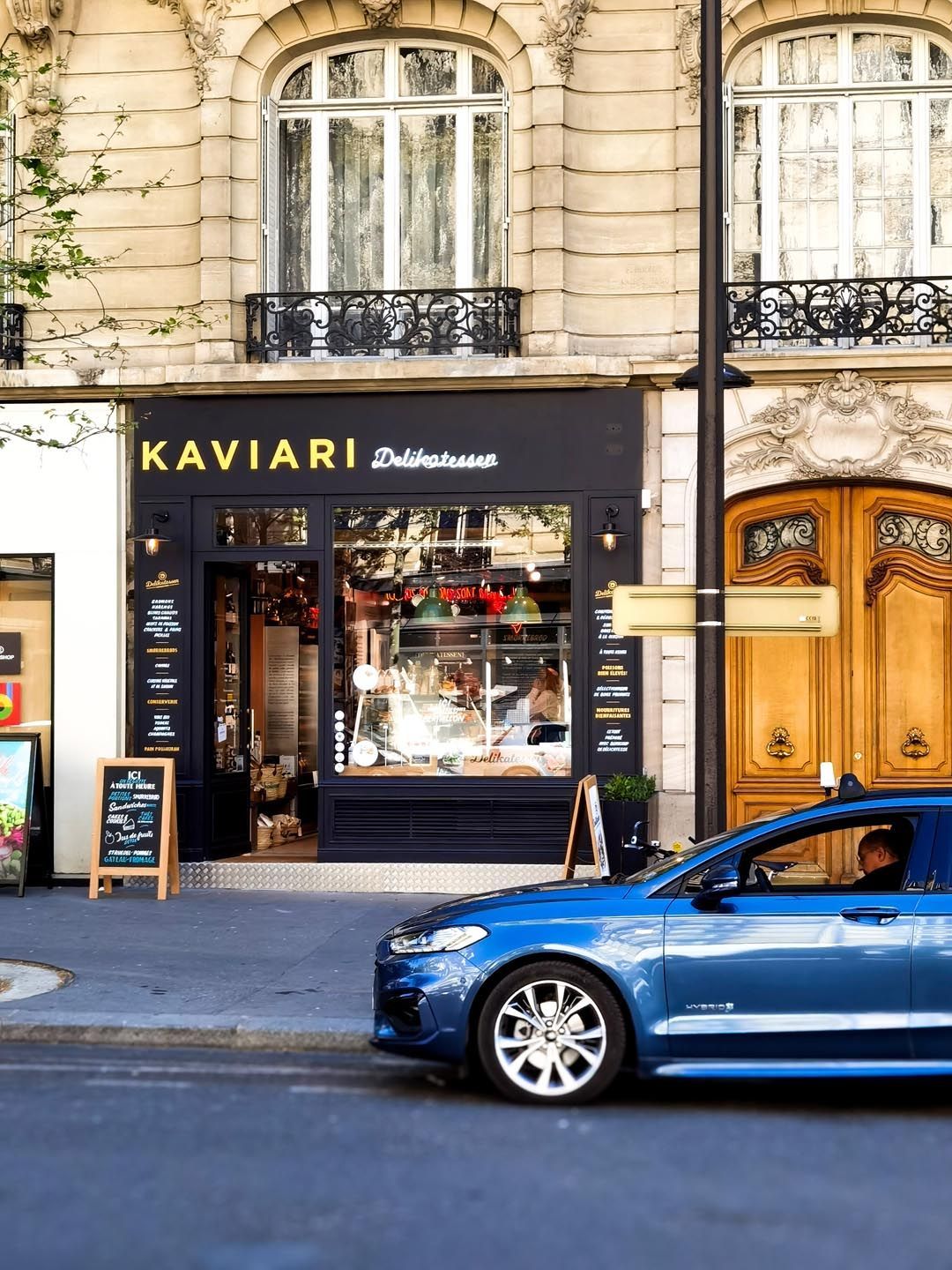 Adhésif enseigne néon Kaviari