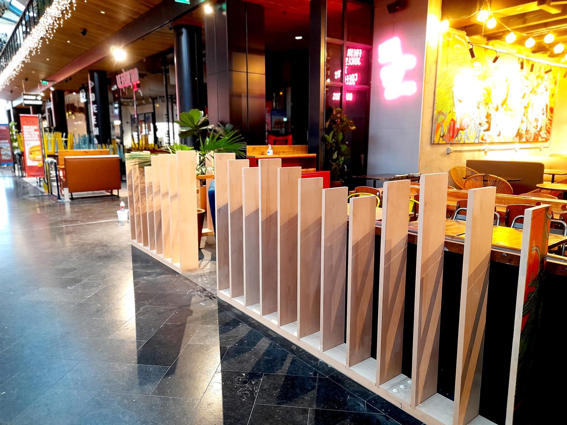 Barrières séparatives bois Pepperico