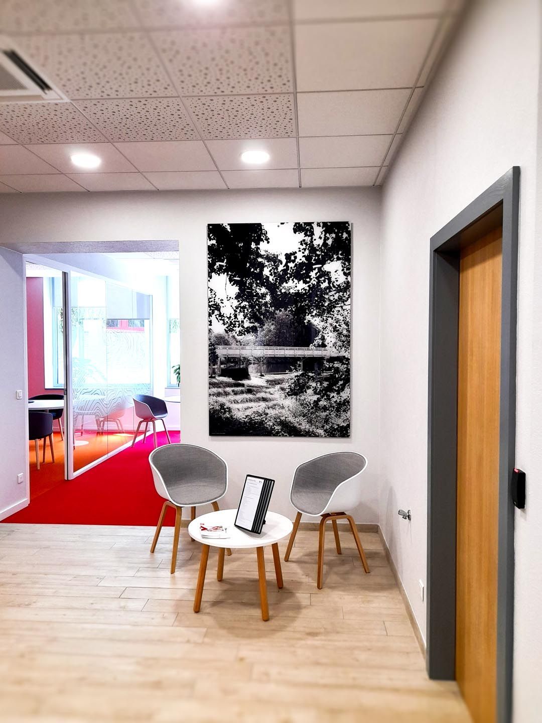 Cadre impression caisse d'Épargne