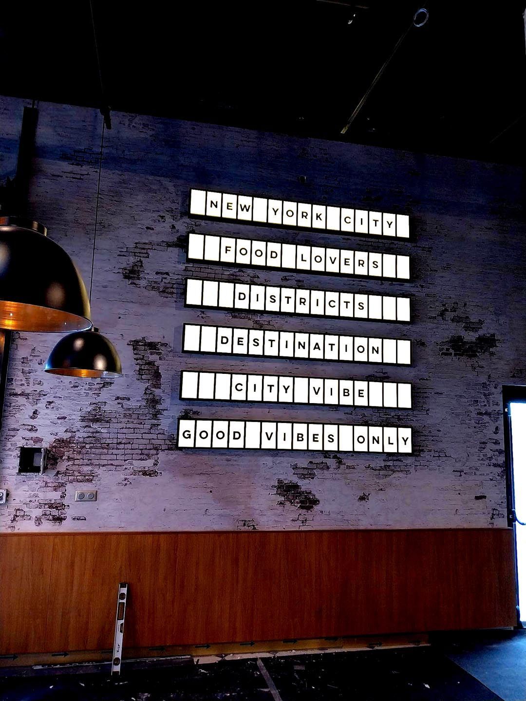 Caisson lumineux décoration intérieur