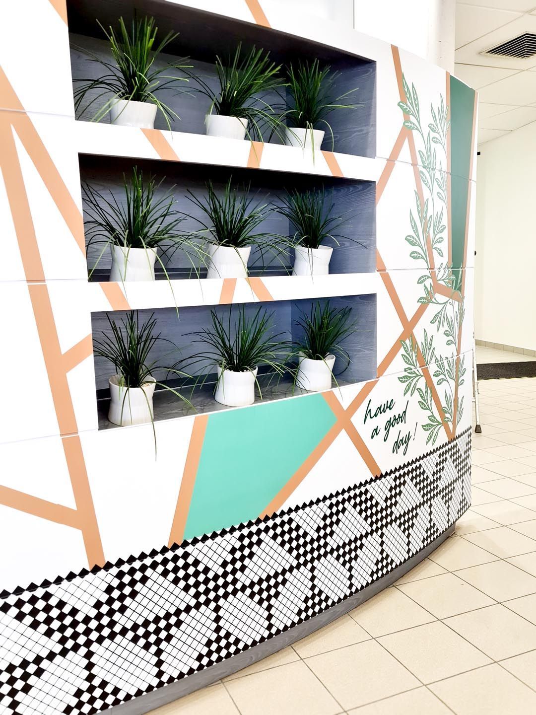 Décoration murale, faux carrelage