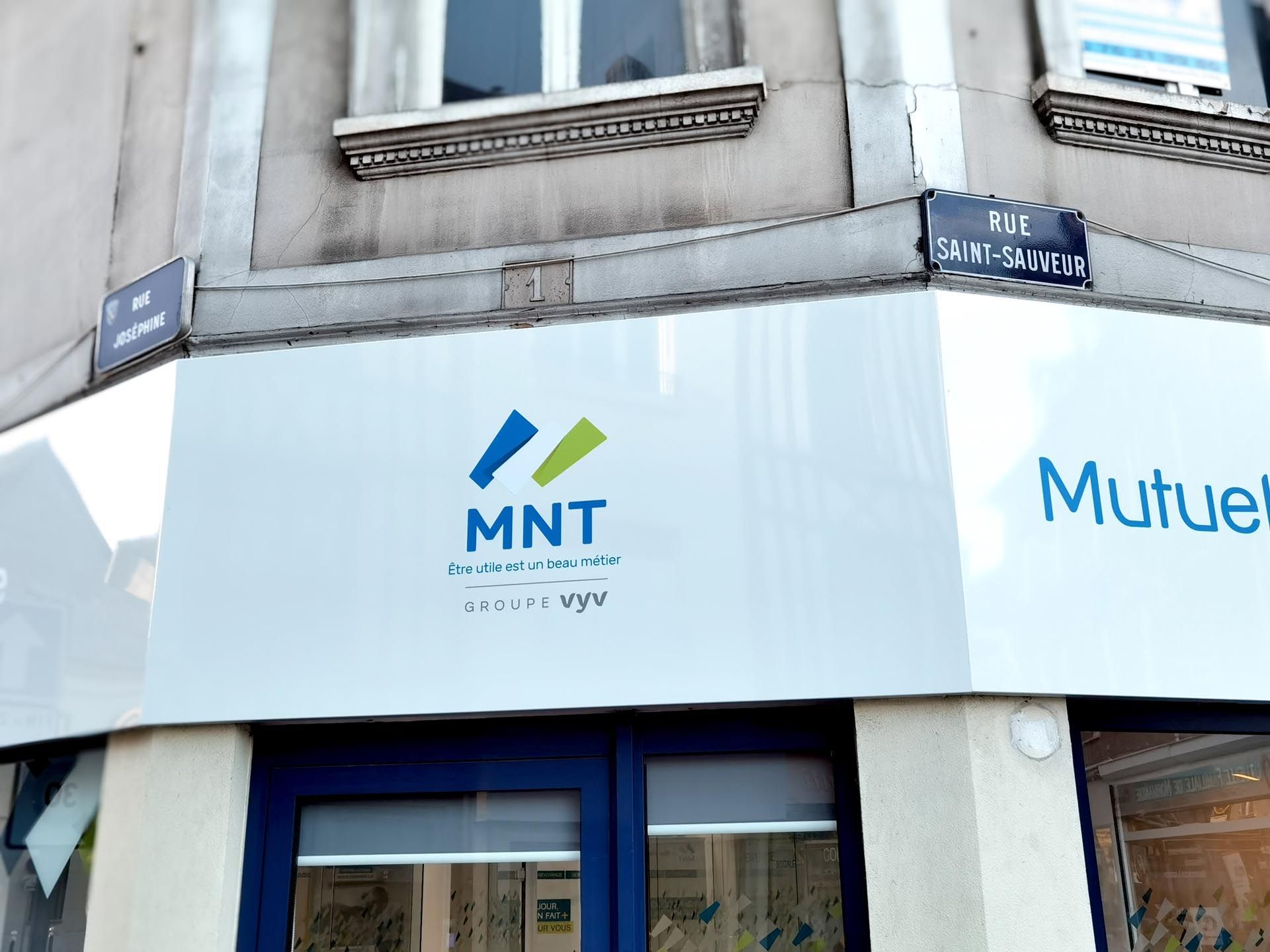 Enseigne bandeau logo MNT