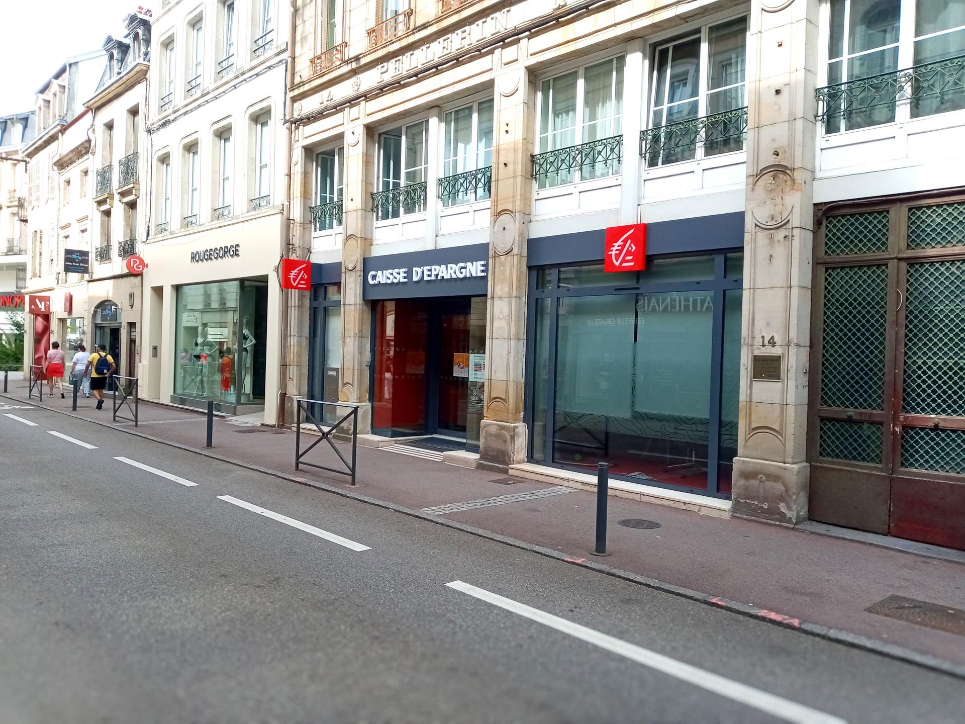 Enseigne blason lumineux Caisse d'Épargne