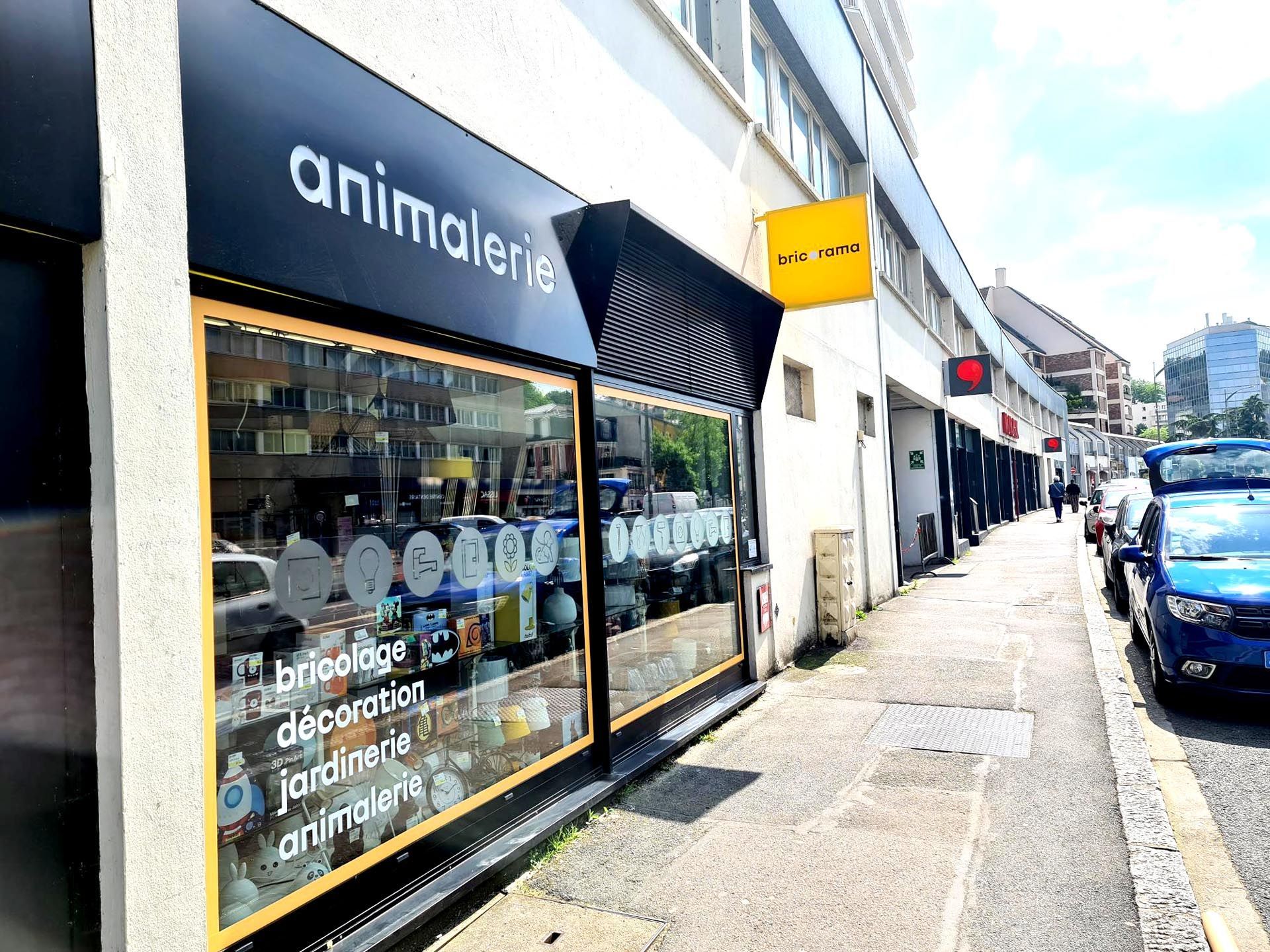 Enseigne drapeau Bricorama extérieur