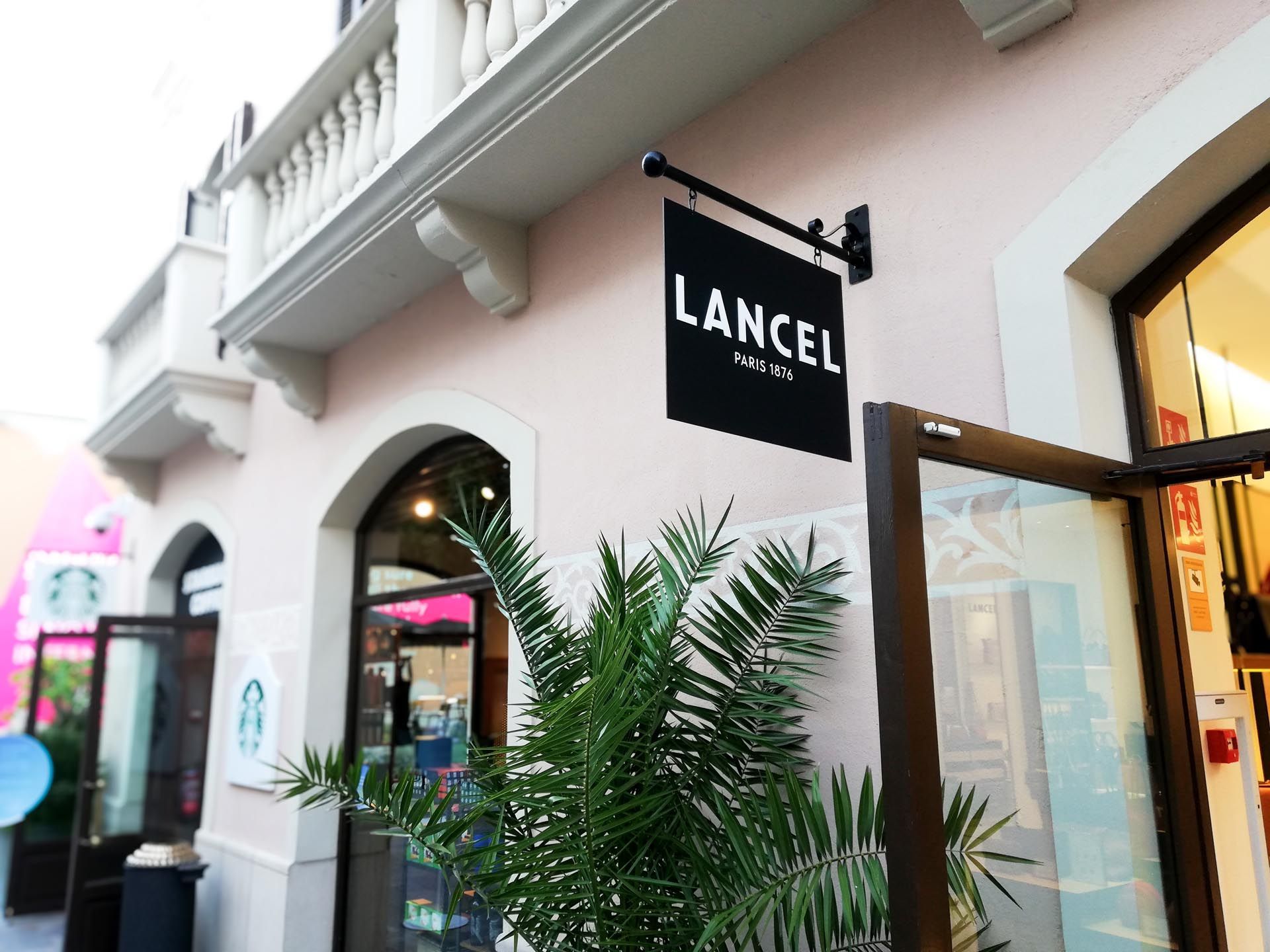 Enseigne drapeau Lancel