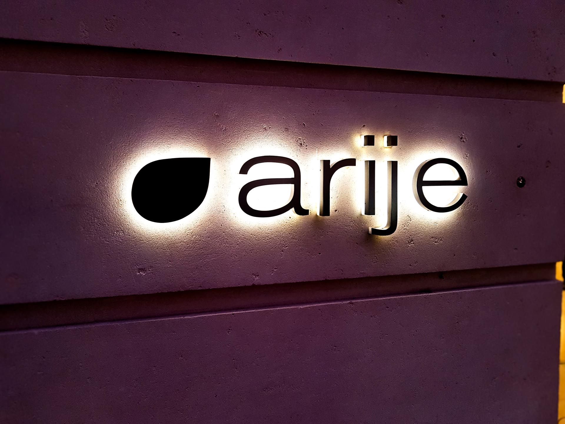 Enseigne lettre relief led Paris