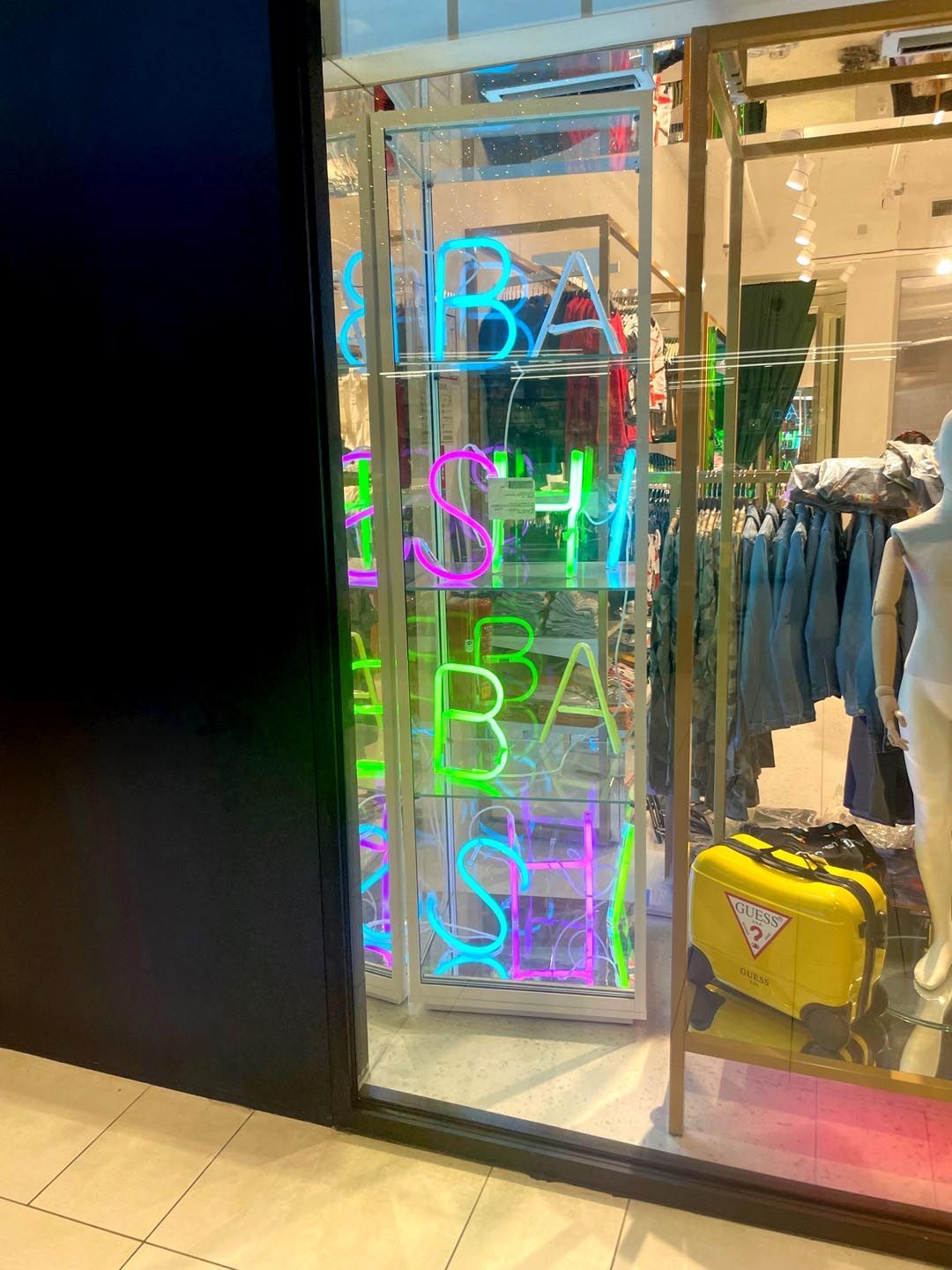 Enseigne néon Bashi Bashi