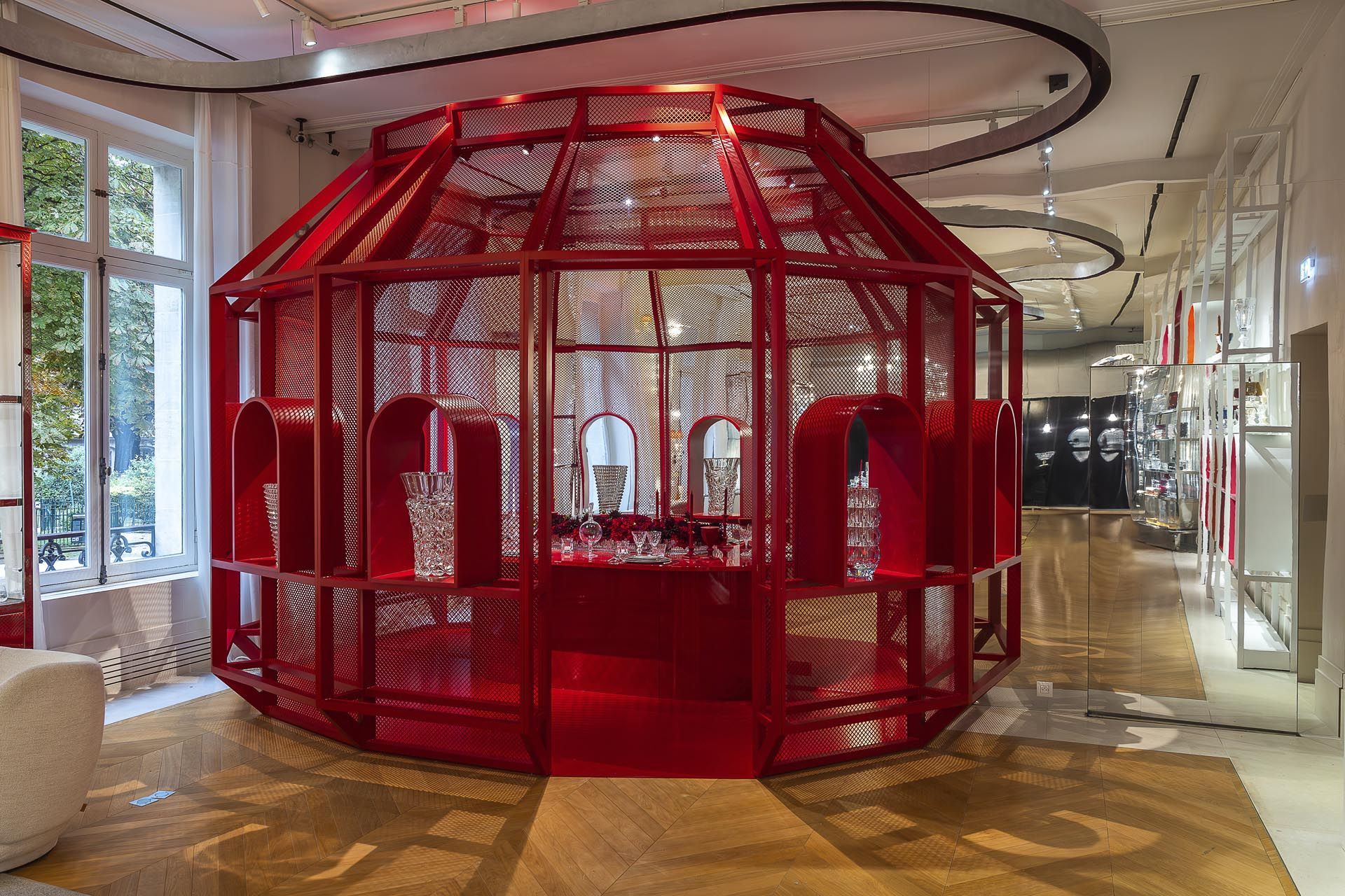 Fabrication structure métallique Marcel Wanders mobilier sur mesure