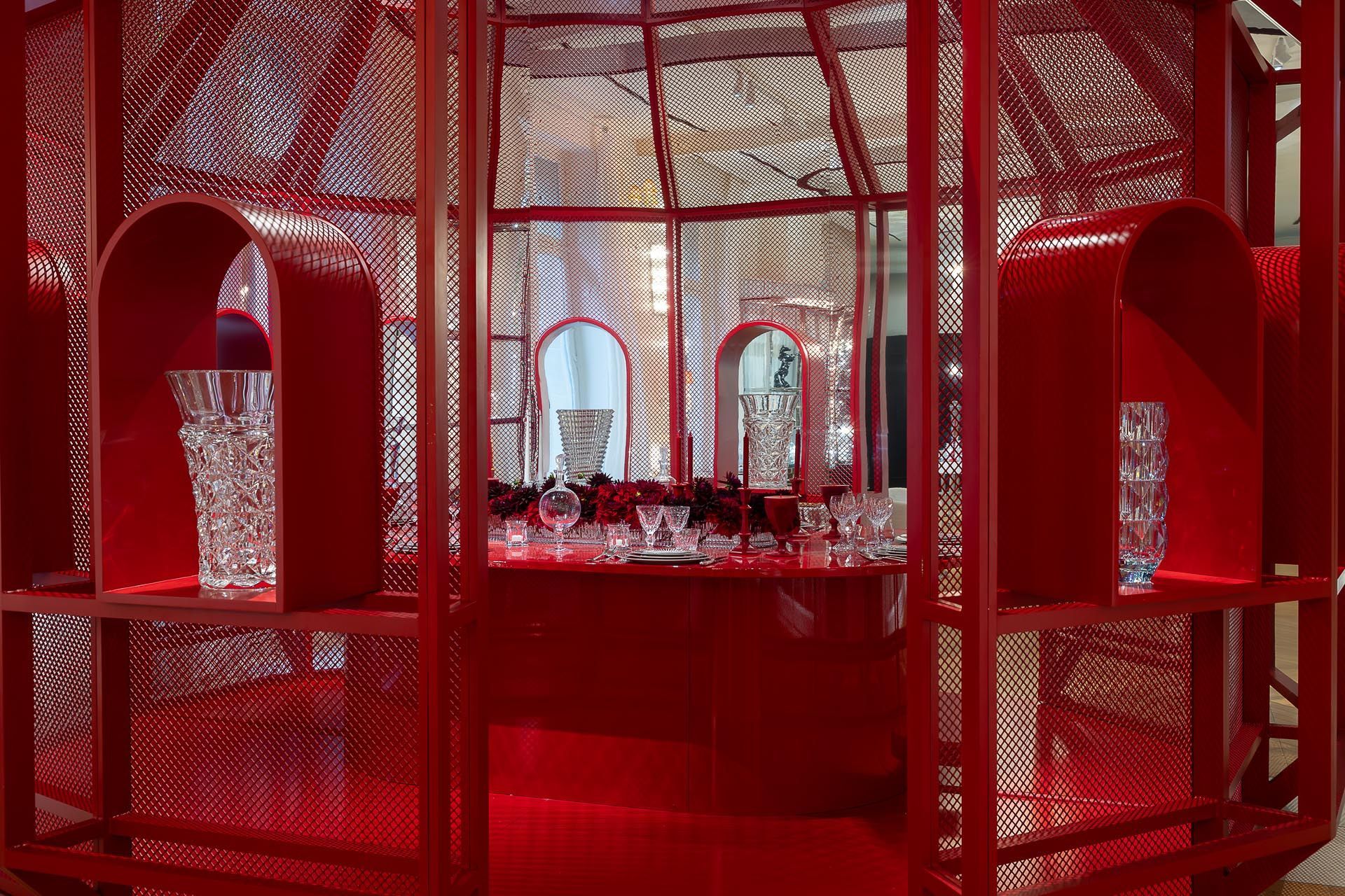 Four à verre structure métallique Baccarat