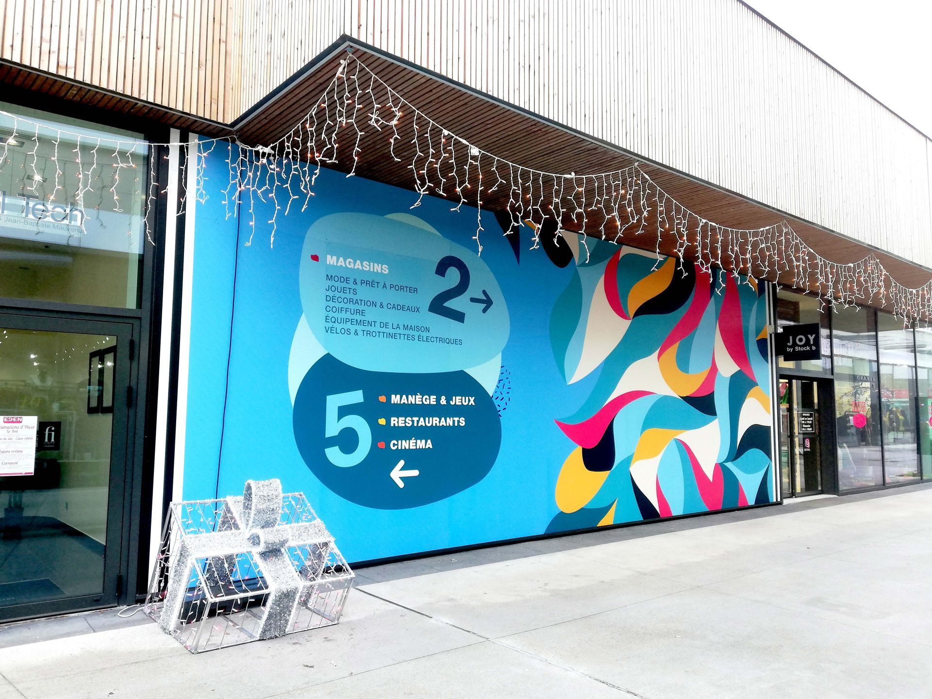 Fresque dibond 3mm décors numériques centre Eden