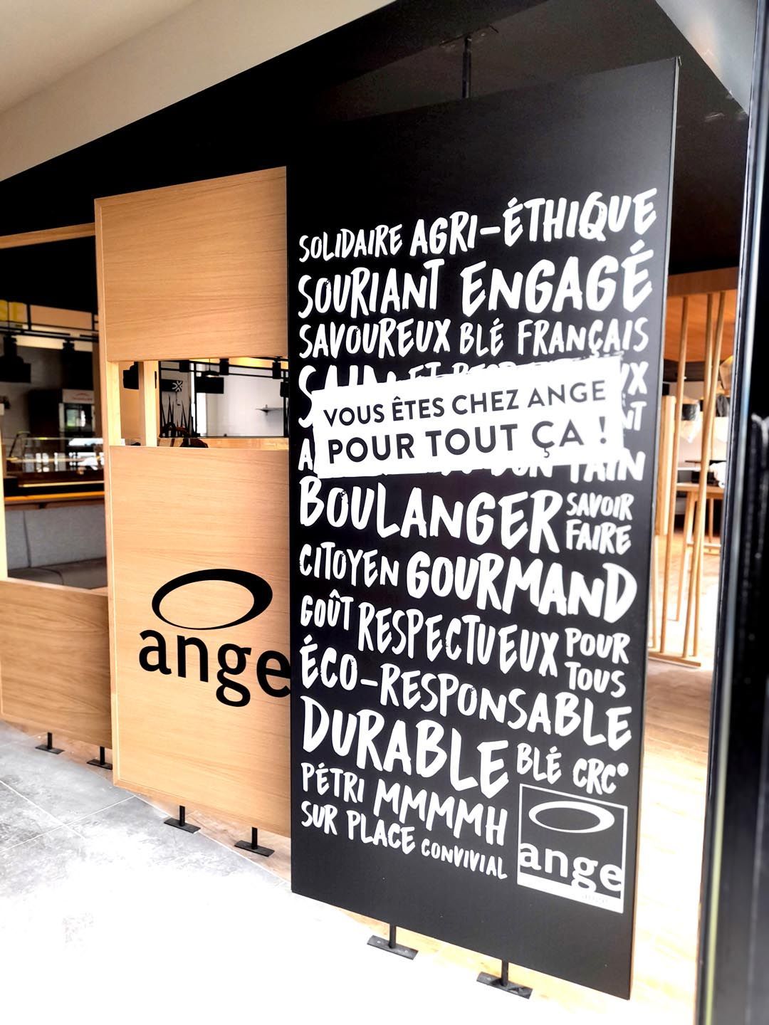 Impression numérique boulangerie Ange décoration