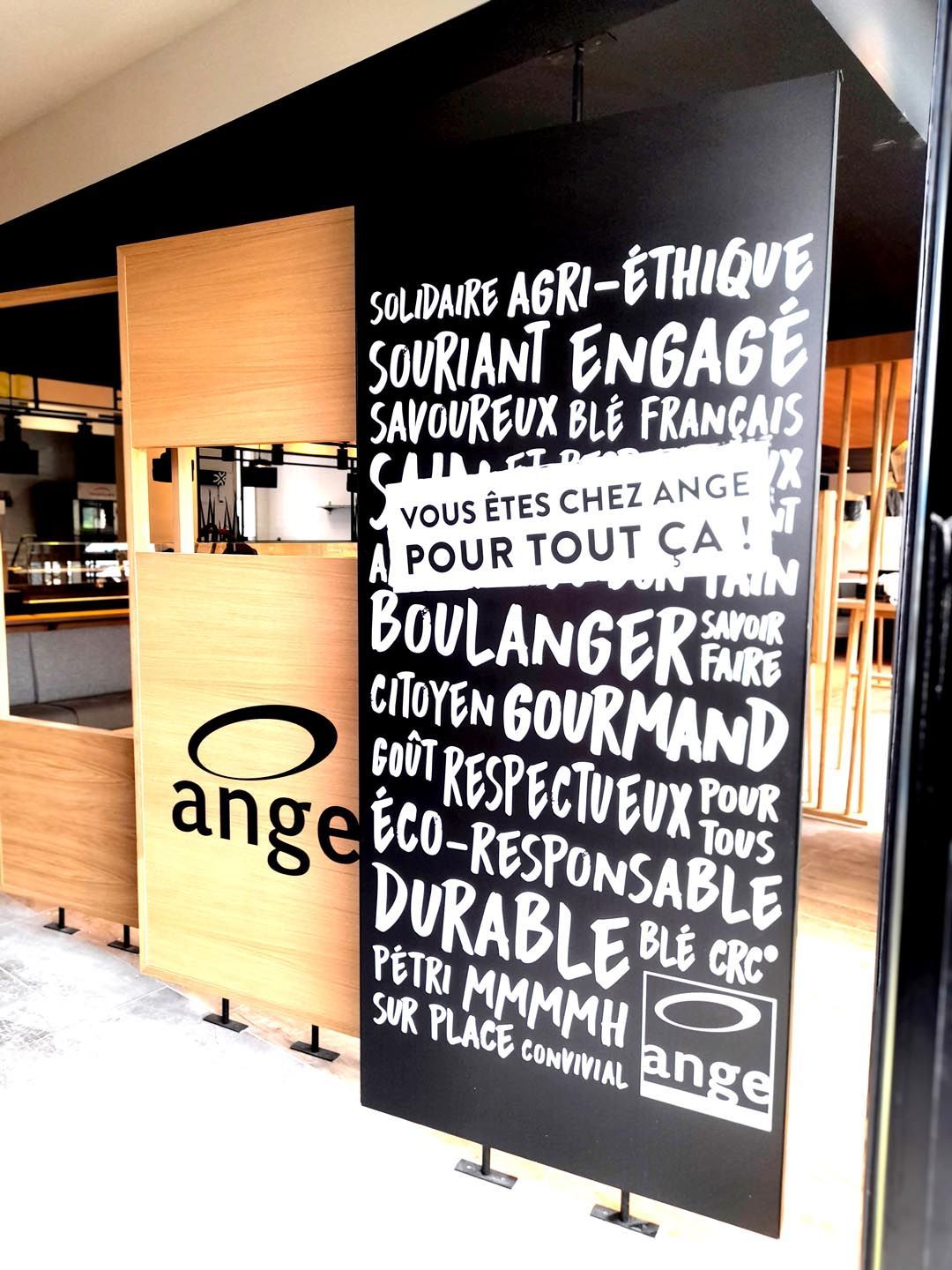 Impression numérique boulangerie Ange décoration