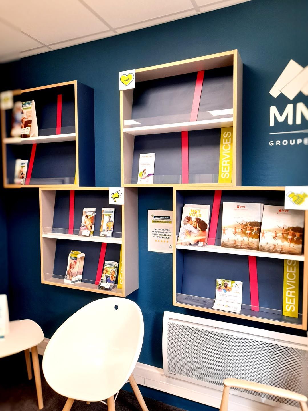 Impression numérique dibond étagères MNT