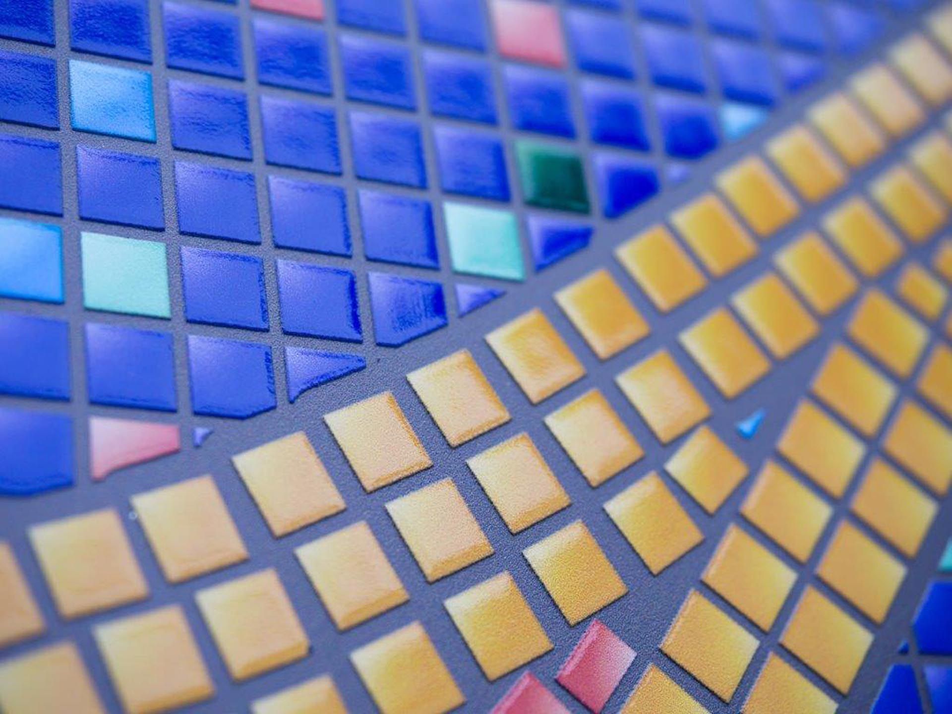 Impression relief et tactile mosaïque