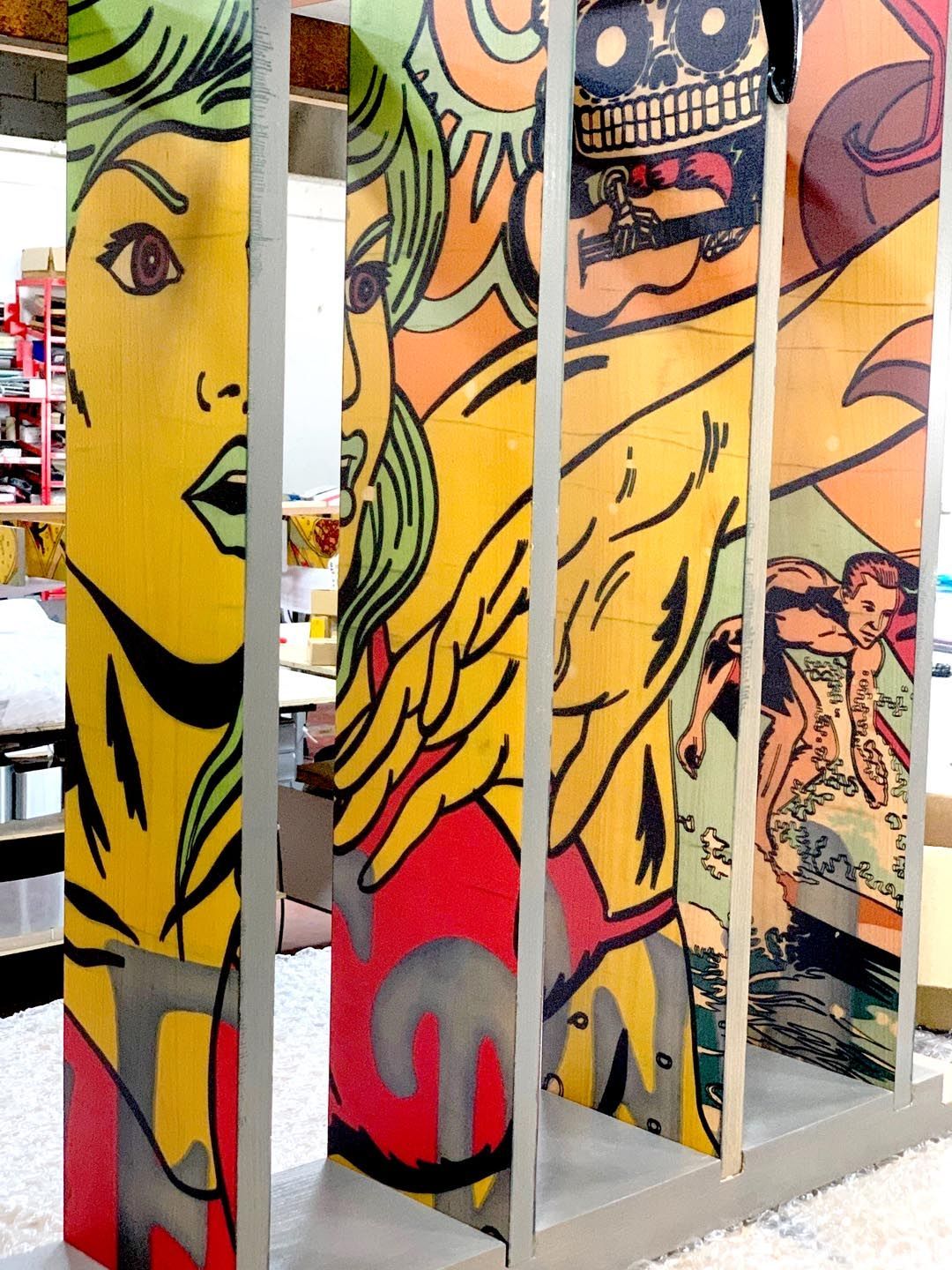 Lame séparative bois impression Pepperico