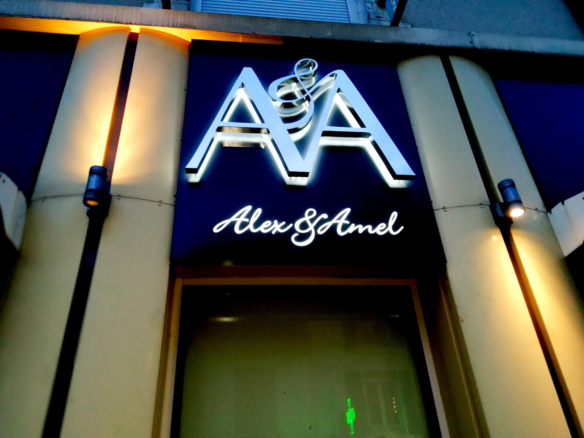 Lettrage boîtiers aluminium