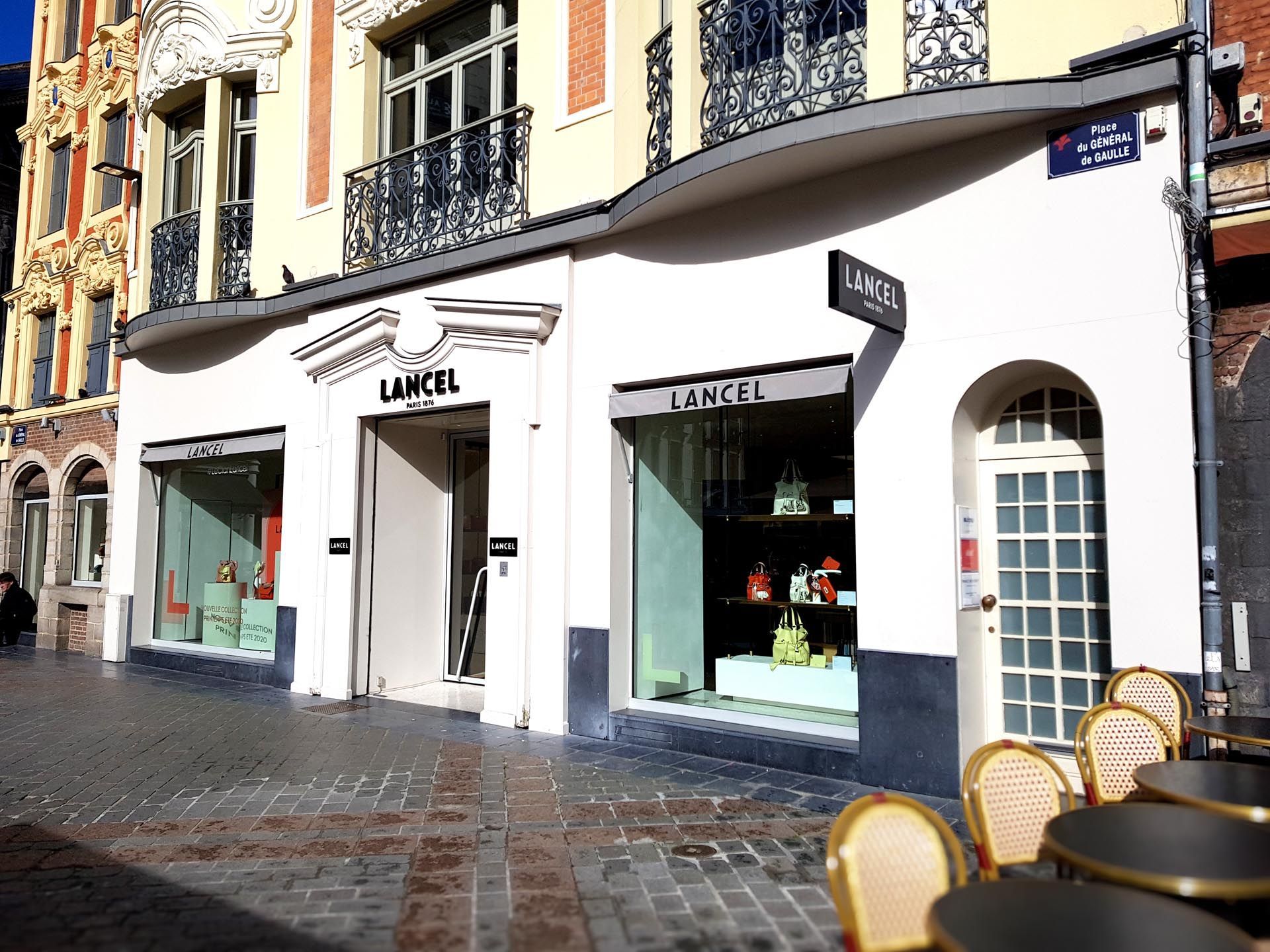 Lettres lumineuses Lancel