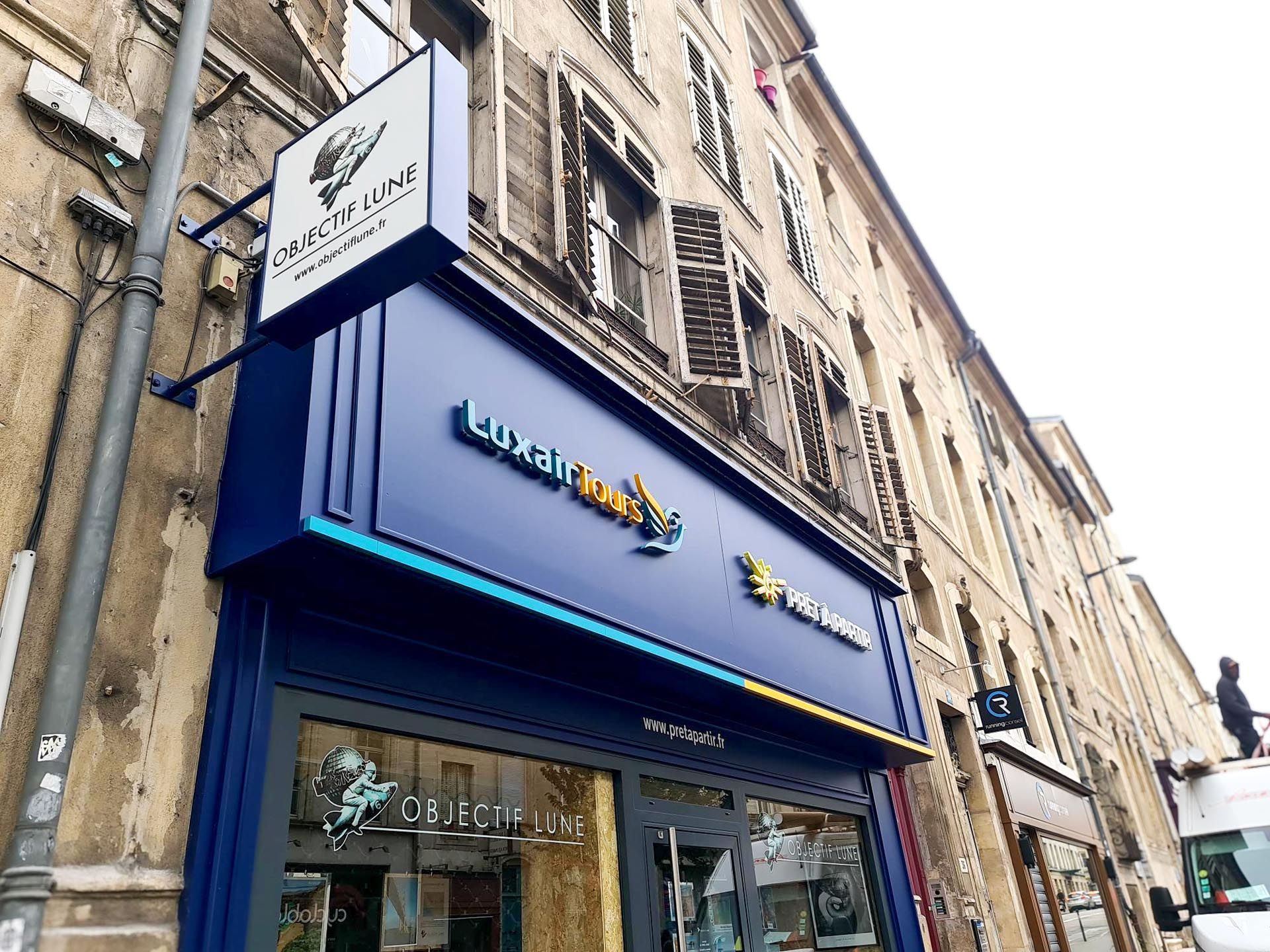 Lettres lumineuses relief Prêt à Partir