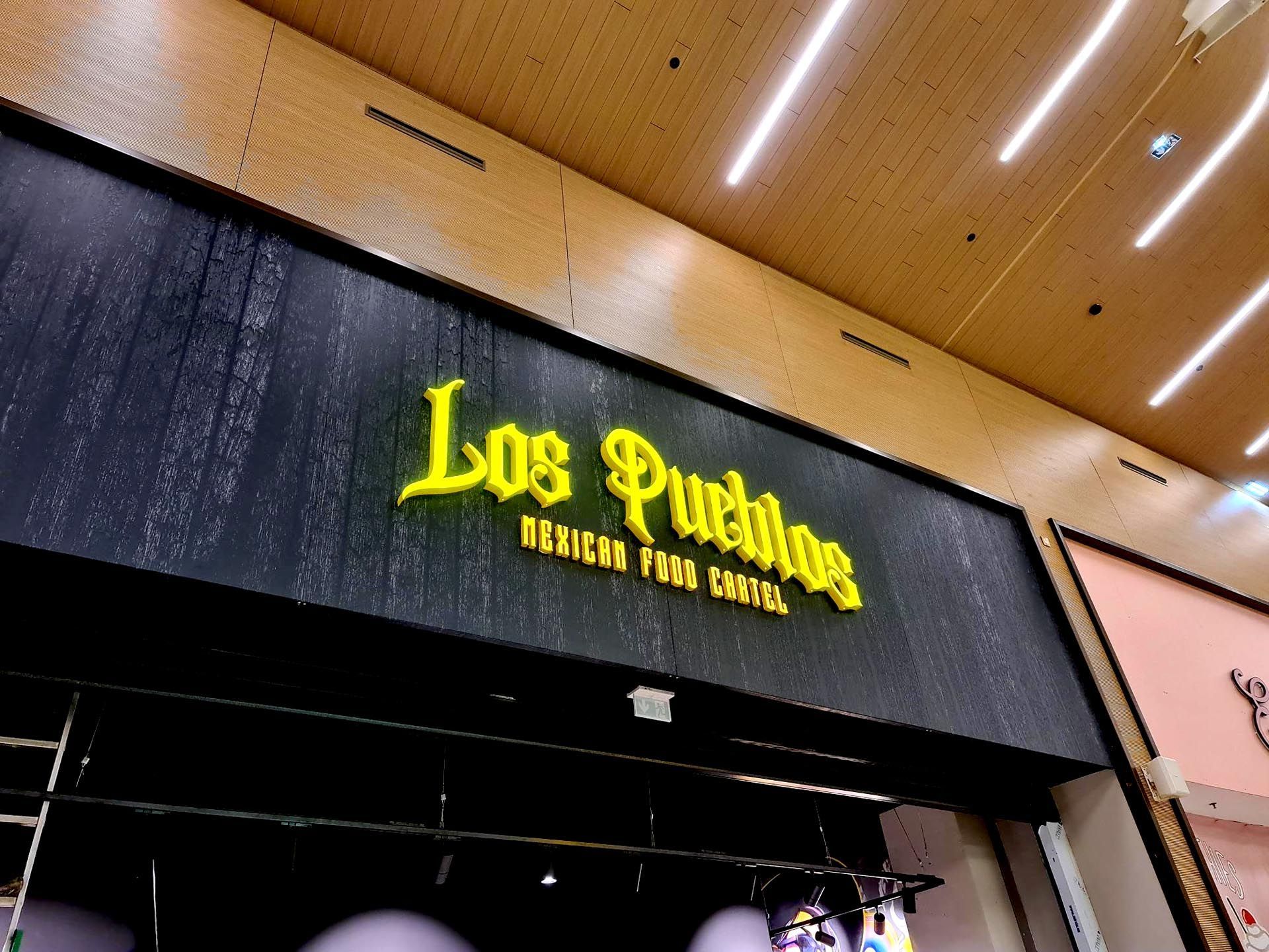 Lettres relief lumineuses Los Pueblos