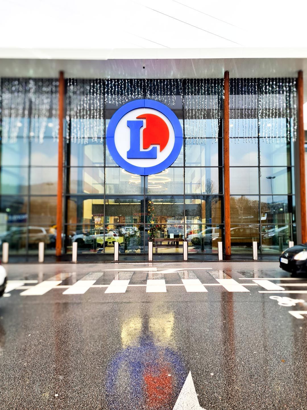 Logo lumineux Leclerc