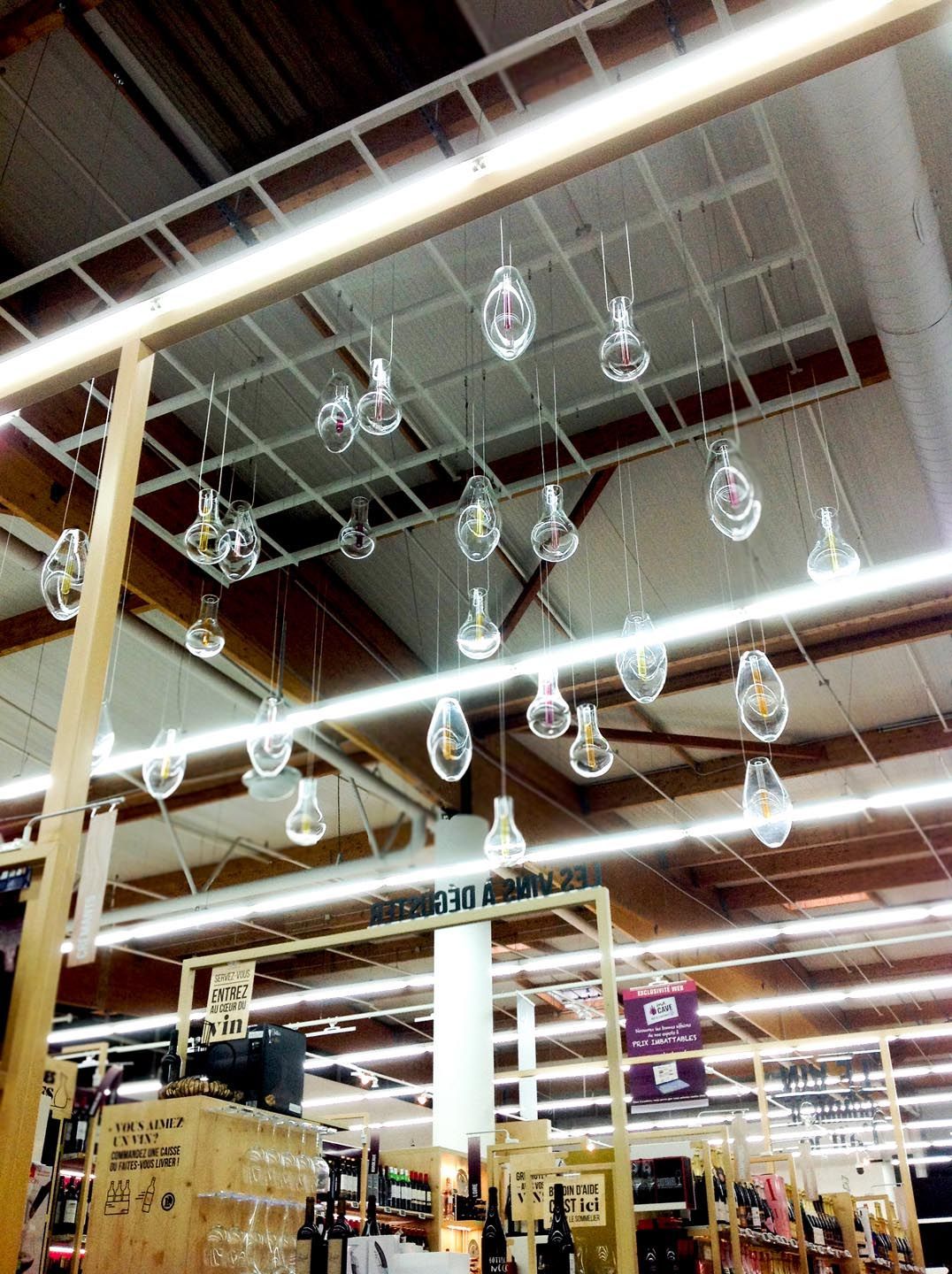 Luminaire Leclerc plafond