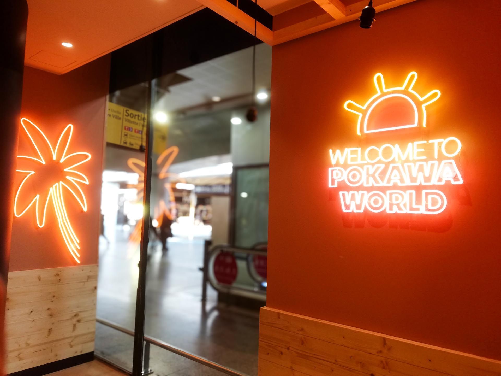Néon enseigne Pokawa