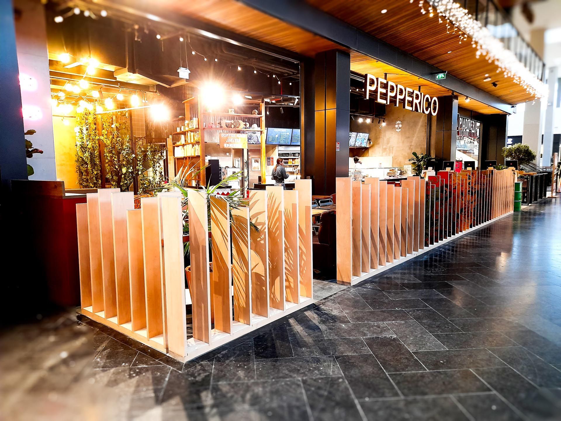 Pepperico palissade planches brutes imprimées double face