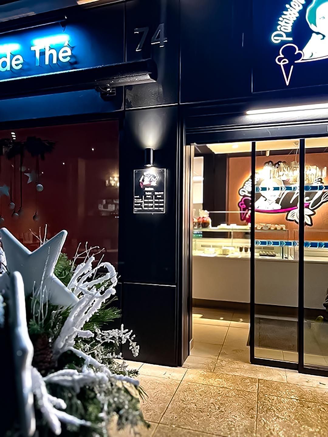 Caisson lumineux personnalisé Pâtisserie Bauer