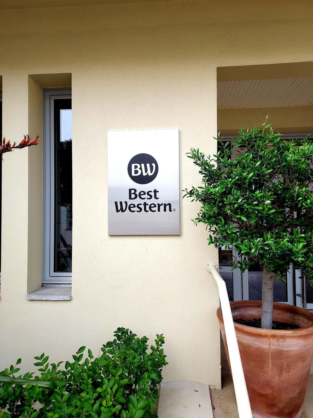 Plaque professionnelle Best Western