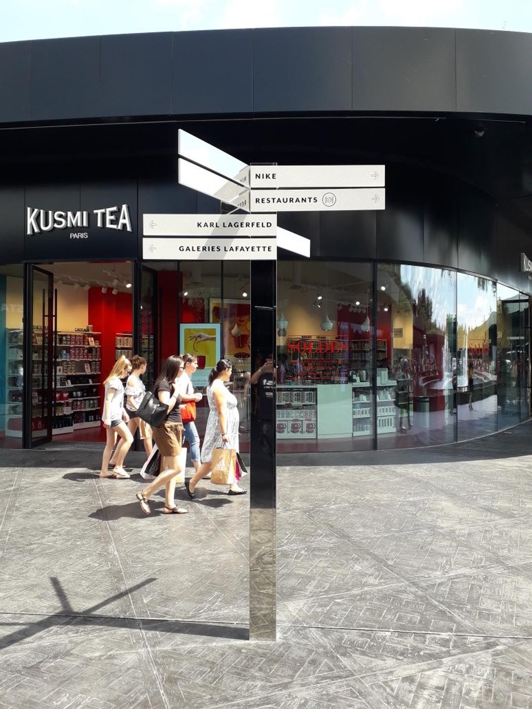 Signalétique directionnelle piétons