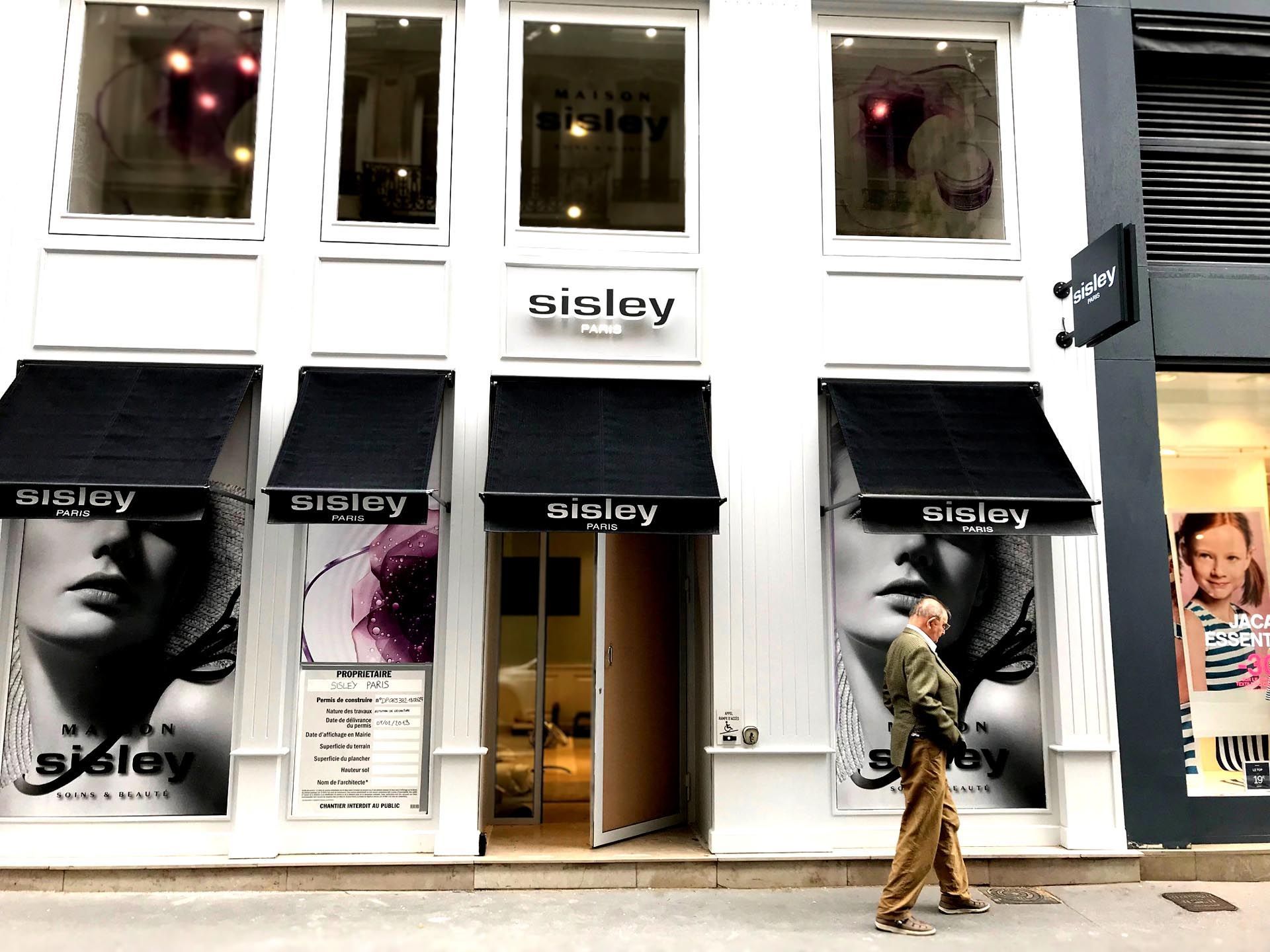 Store lambrequin marquage marque