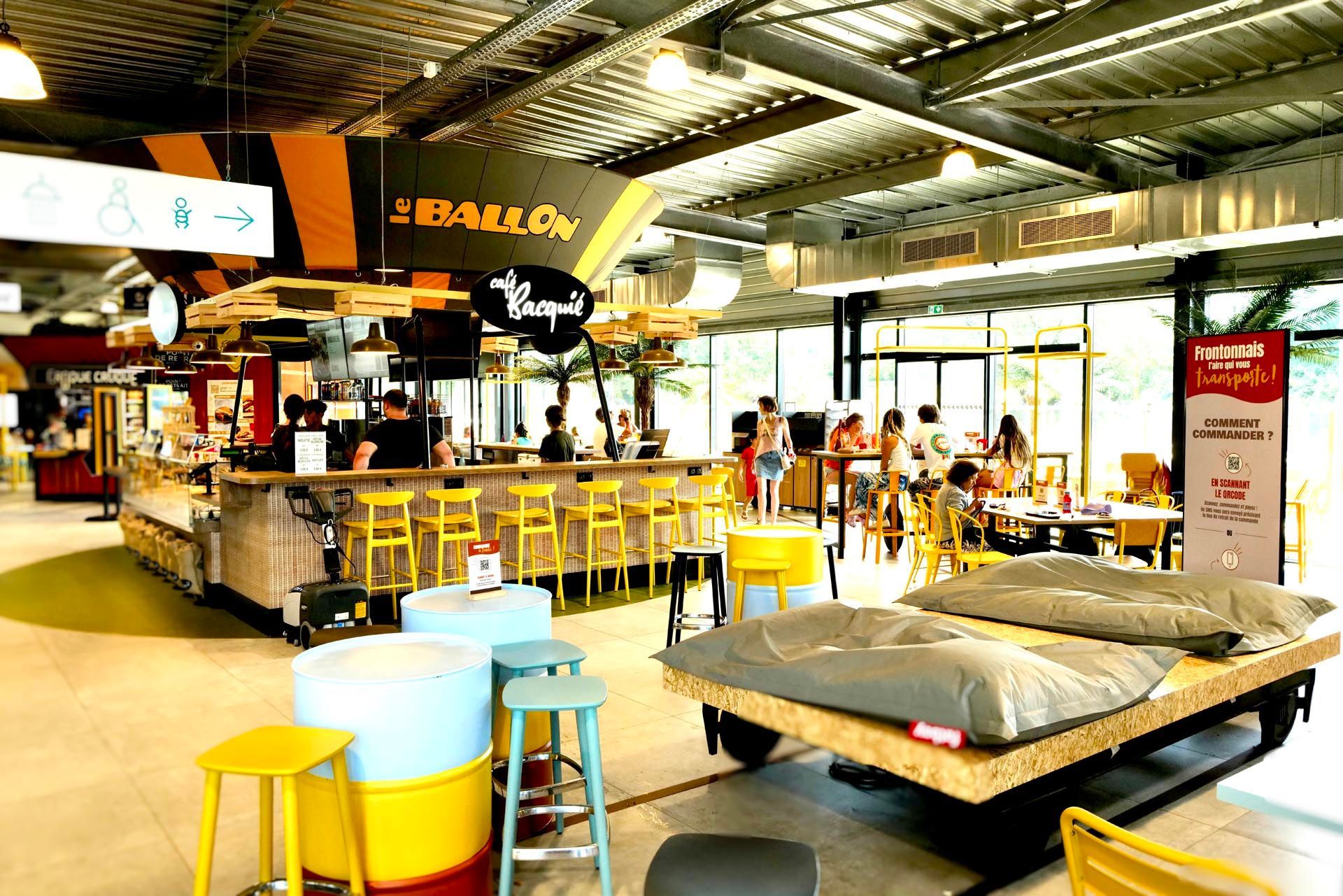 Structure montgolfière Aire de Frontenais