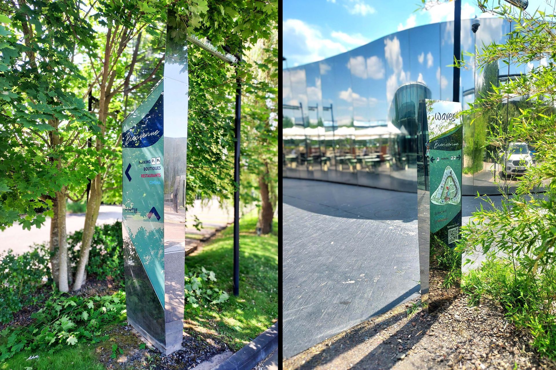 Totem directionnel Waves