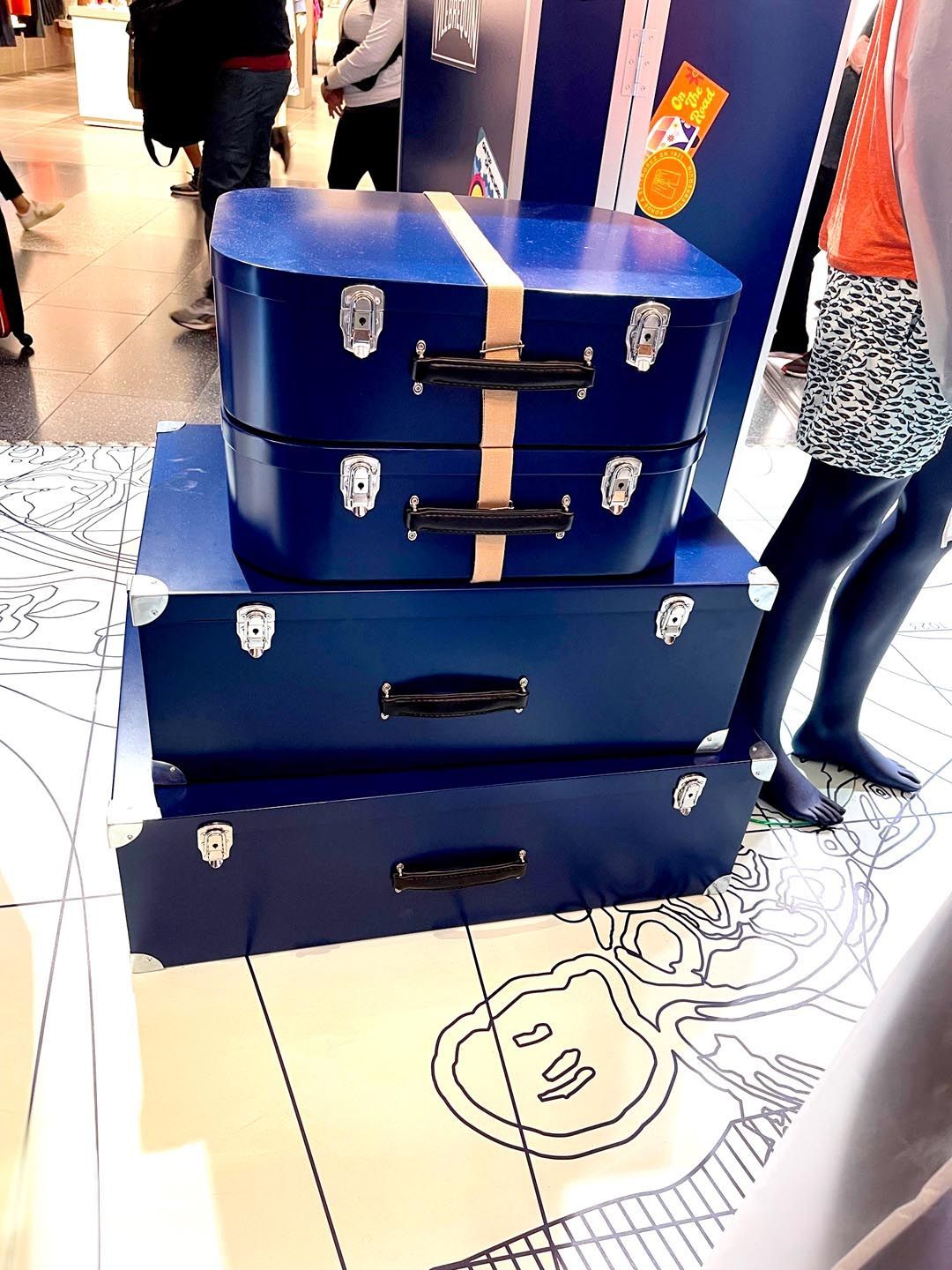 Valises Vilebrequins aéroport Zurich