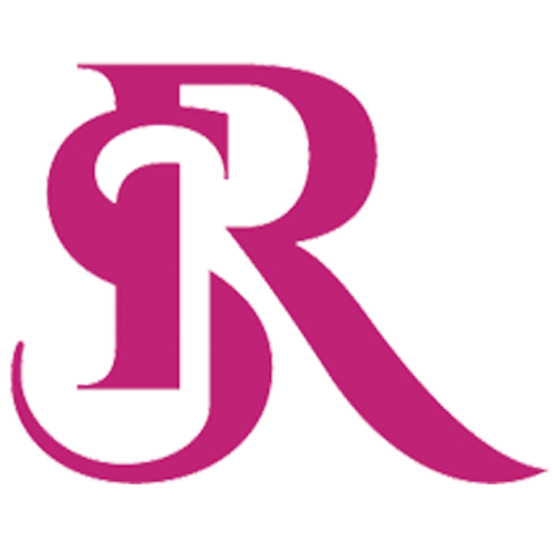 Logo rosa con le lettere 