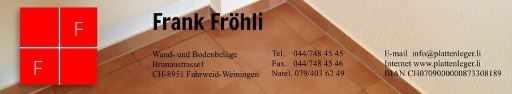 Frank Fröhli Logo mit Bodenbelag