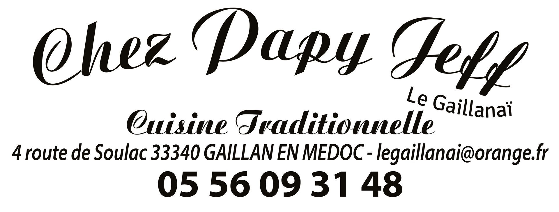 Logo du restaurant Chez Papy Jeff - Le Gaillanai