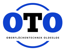 blaues Logo von OtO Oberflachentechnik Oldesloe