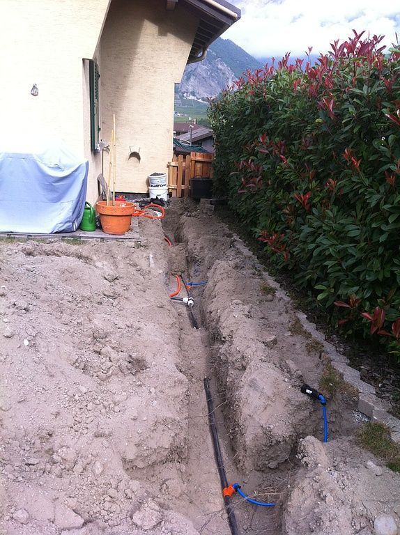 Installation d'un arrosage automatique