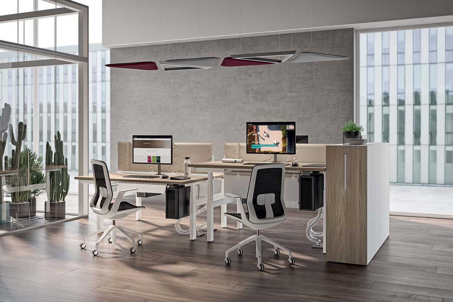 Poste réglable en hauteur Quadrifoglio