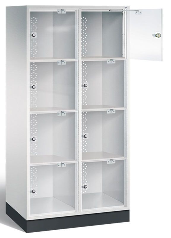 Casier à porte en verre