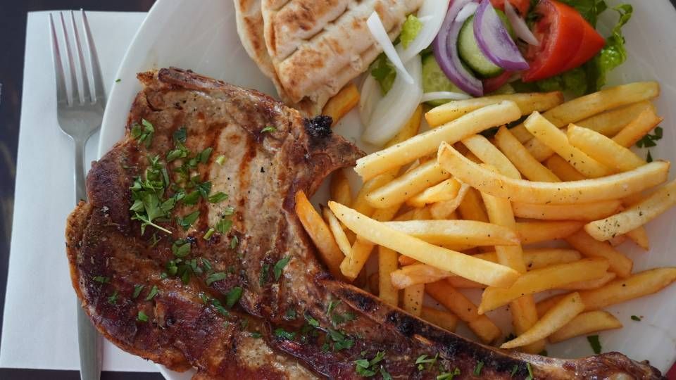 plat de steak et frites