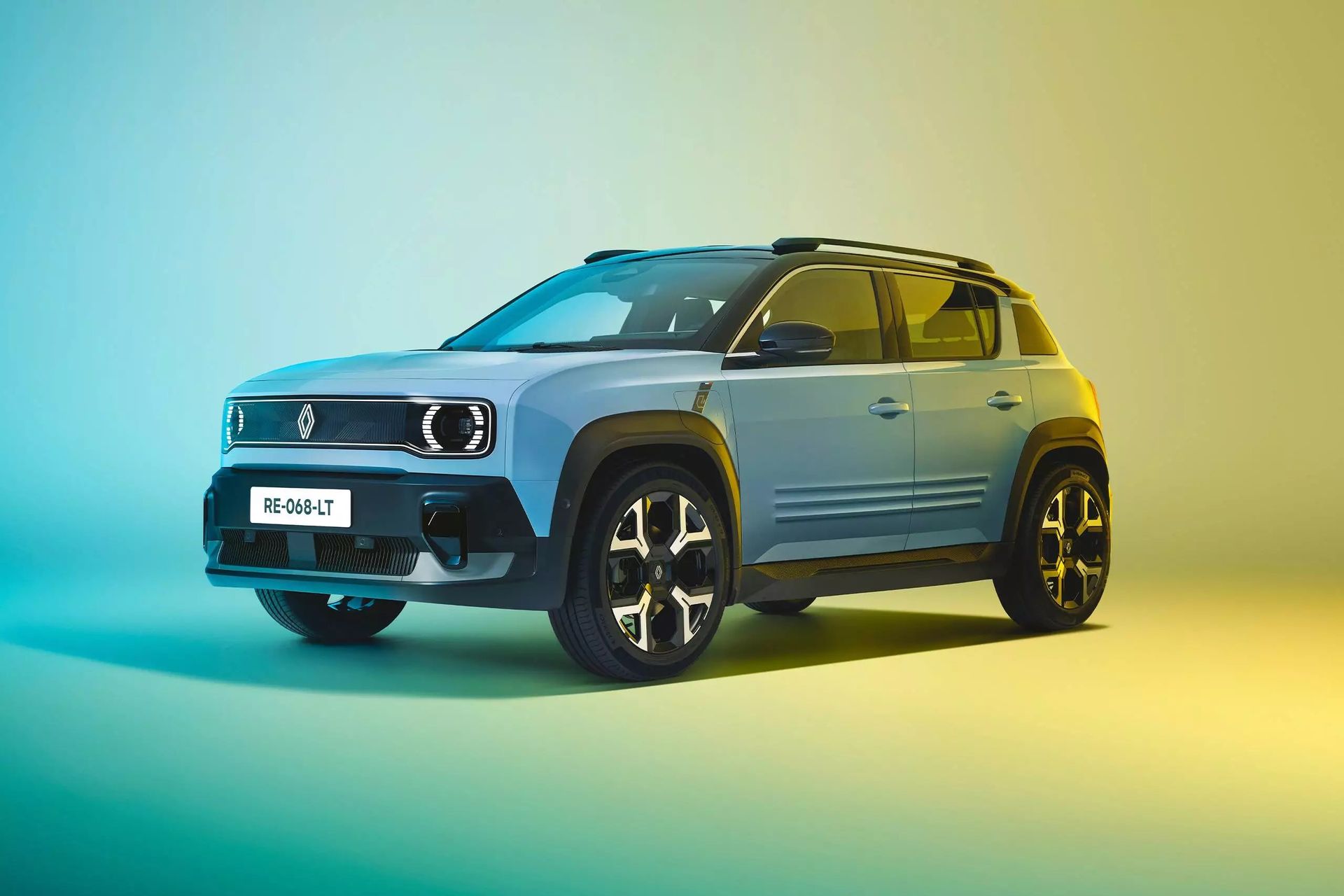 Renault 4 électrique jaune