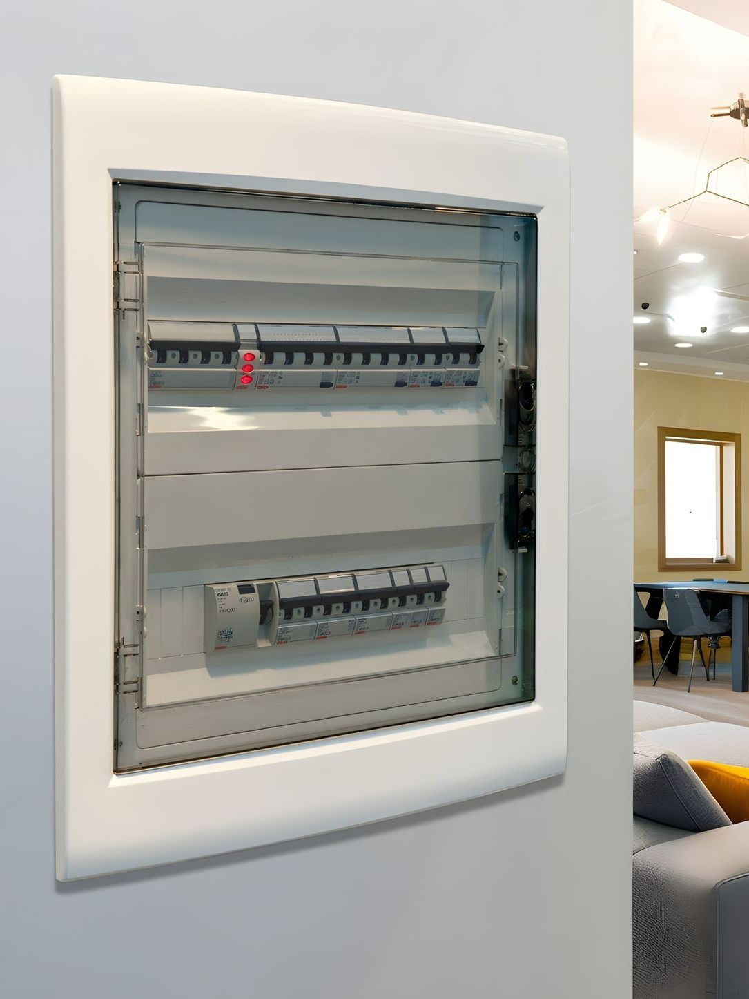 Un compteur électrique dans une maison