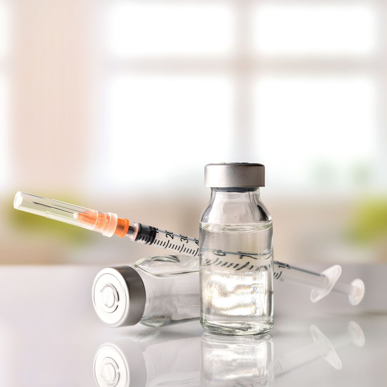 Un flacon de vaccin