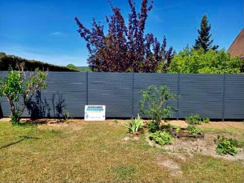 Clôture en aluminium