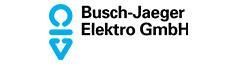 Ein blau-schwarzes Logo für die Busch-Jaeger Elektro GmbH
